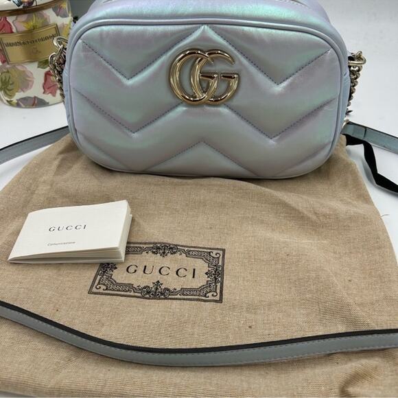 Women's Gucci GG medium Mormont shoulder bag Made in Italy - Picture 5 of 14